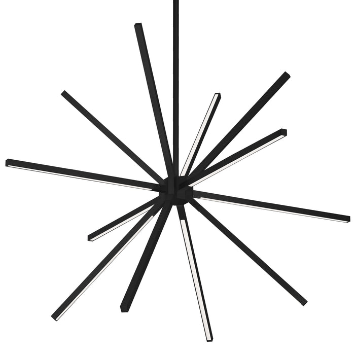 Sirius Minor LED Chandelier Black-Mid. Chandeliers-Kuzco Lighting-Lighting Design Store