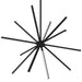 Sirius Minor LED Chandelier Black-Mid. Chandeliers-Kuzco Lighting-Lighting Design Store