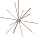Sirius Minor LED Chandelier Brushed Nickel-Mid. Chandeliers-Kuzco Lighting-Lighting Design Store