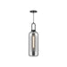 Soji One Light Pendant Matte Black/Smoked Solid Glass-Mini Pendants-Alora-Lighting Design Store