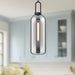 Soji One Light Pendant Matte Black/Smoked Solid Glass-Mini Pendants-Alora-Lighting Design Store
