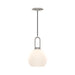 Soji One Light Pendant Brushed Nickel/Opal Matte Glass-Mini Pendants-Alora-Lighting Design Store