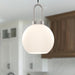 Soji One Light Pendant Brushed Nickel/Opal Matte Glass-Mini Pendants-Alora-Lighting Design Store