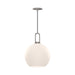 Soji One Light Pendant Brushed Nickel/Opal Matte Glass-Mini Pendants-Alora-Lighting Design Store