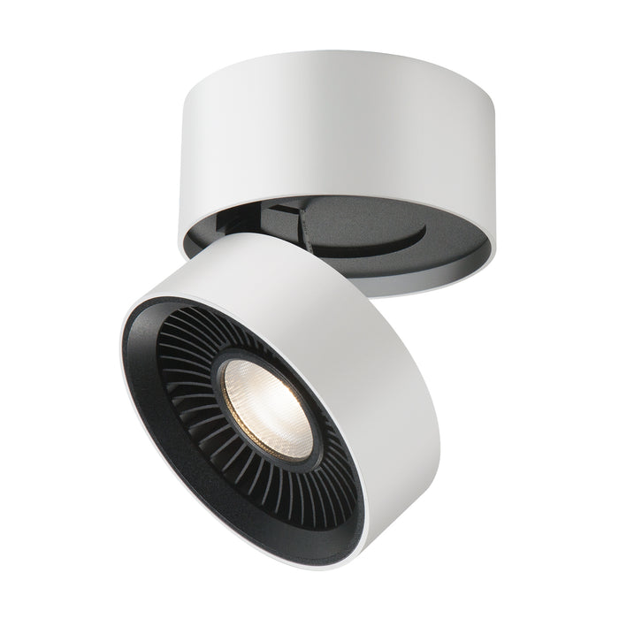 Solo LED Flush Mount White-Flush Mounts-Kuzco Lighting-Lighting Design Store