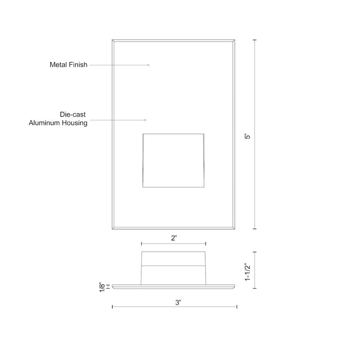 Sonic LED Recessed Gray-Utility-Kuzco Lighting-Lighting Design Store