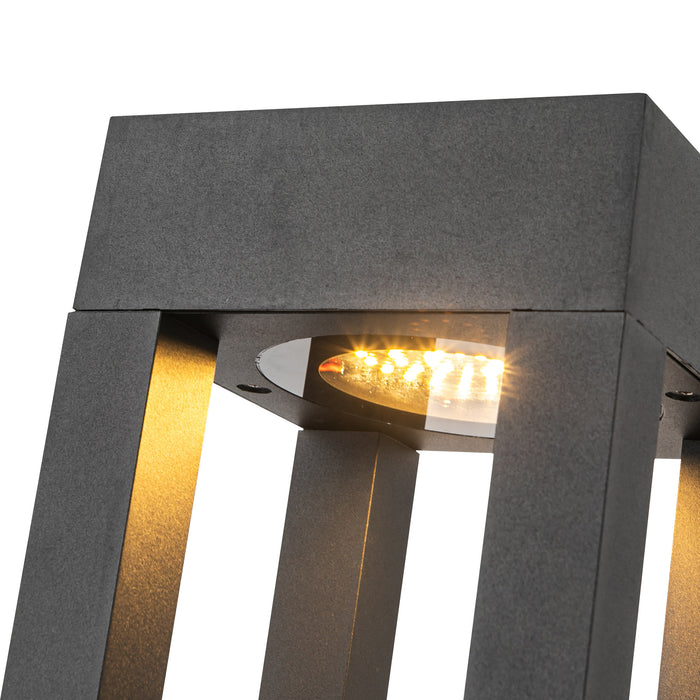 Sonoma LED Exterior Bollard Black-Landscape Ltg.-Kuzco Lighting-Lighting Design Store