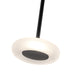 Stephord LED Pendant Black/Frosted Glass-Mini Pendants-Kuzco Lighting-Lighting Design Store