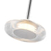 Stephord LED Pendant Chrome/Clear Glass-Mini Pendants-Kuzco Lighting-Lighting Design Store