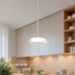 Stephord LED Pendant Chrome/Clear Glass-Mini Pendants-Kuzco Lighting-Lighting Design Store
