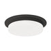 Stockton LED Flush Mount Black-Flush Mounts-Kuzco Lighting-Lighting Design Store