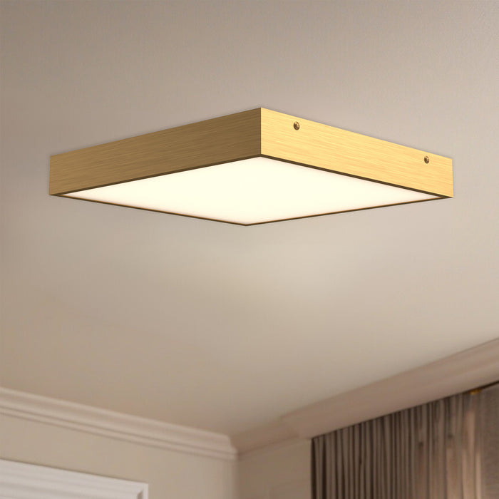 Sydney LED Flush Mount Aged Gold-Flush Mounts-Alora-Lighting Design Store