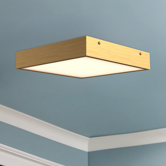 Sydney LED Flush Mount Aged Gold-Flush Mounts-Alora-Lighting Design Store