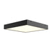 Sydney LED Flush Mount Matte Black-Flush Mounts-Alora-Lighting Design Store