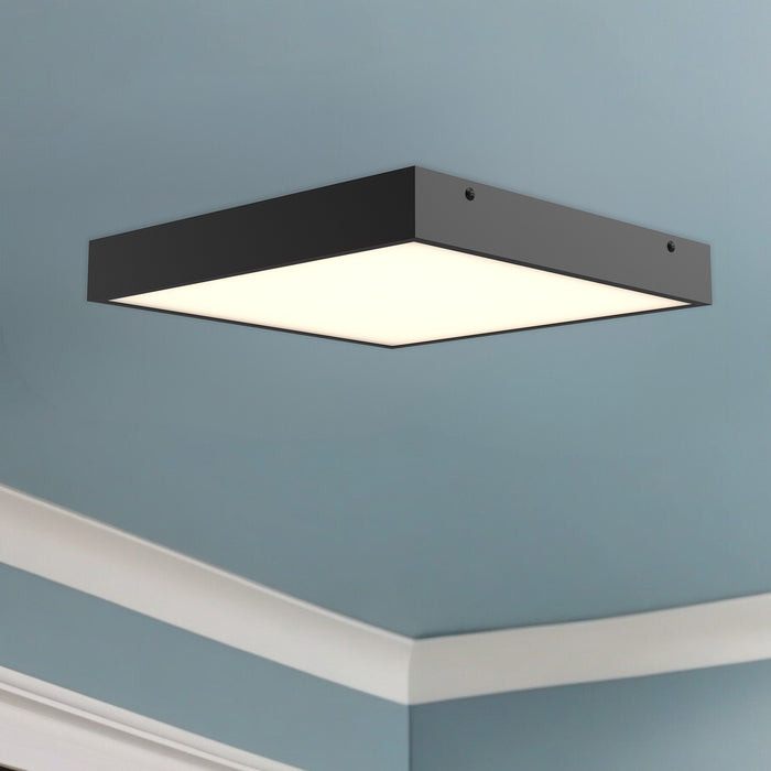 Sydney LED Flush Mount Matte Black-Flush Mounts-Alora-Lighting Design Store