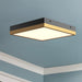 Sydney LED Flush Mount Aged Gold/Matte Black-Flush Mounts-Alora-Lighting Design Store