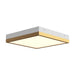 Sydney LED Flush Mount Aged Gold/White-Flush Mounts-Alora-Lighting Design Store