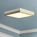 Sydney LED Flush Mount Aged Gold/White-Flush Mounts-Alora-Lighting Design Store