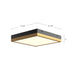 Sydney LED Flush Mount Aged Gold/Matte Black-Flush Mounts-Alora-Lighting Design Store