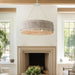 Satori Six Light Chandelier Ecru-Pendants-Maxim-Lighting Design Store