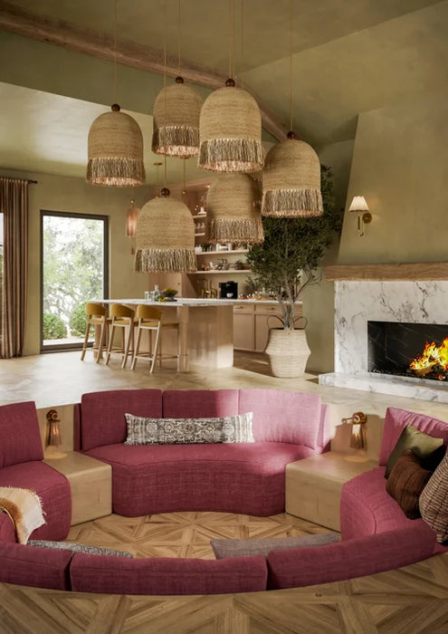 Sheri One Light Pendant Aged Brass-Pendants-Mitzi-Lighting Design Store