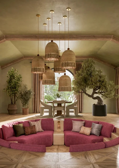 Sheri One Light Pendant Aged Brass-Pendants-Mitzi-Lighting Design Store