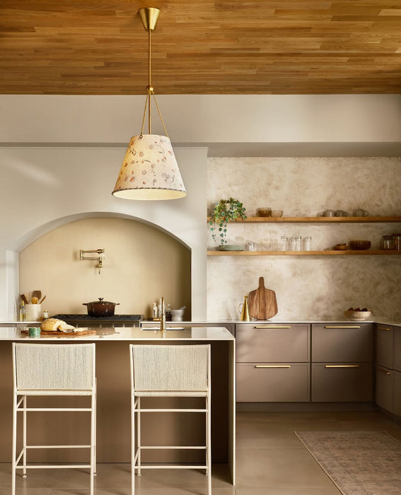 Primrose LED Pendant Distressed Brass-Pendants-Hinkley-Lighting Design Store