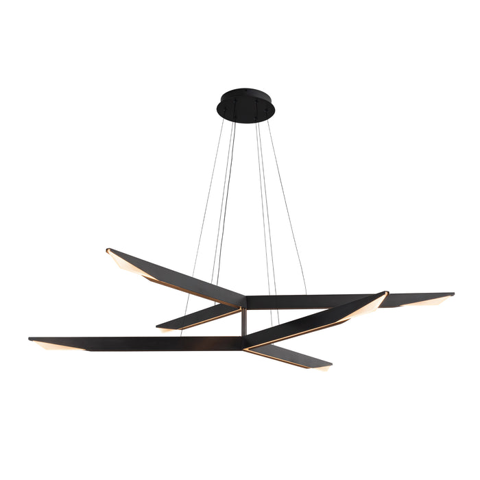 Tachi LED Chandelier Urban Bronze-Mid. Chandeliers-Kuzco Lighting-Lighting Design Store