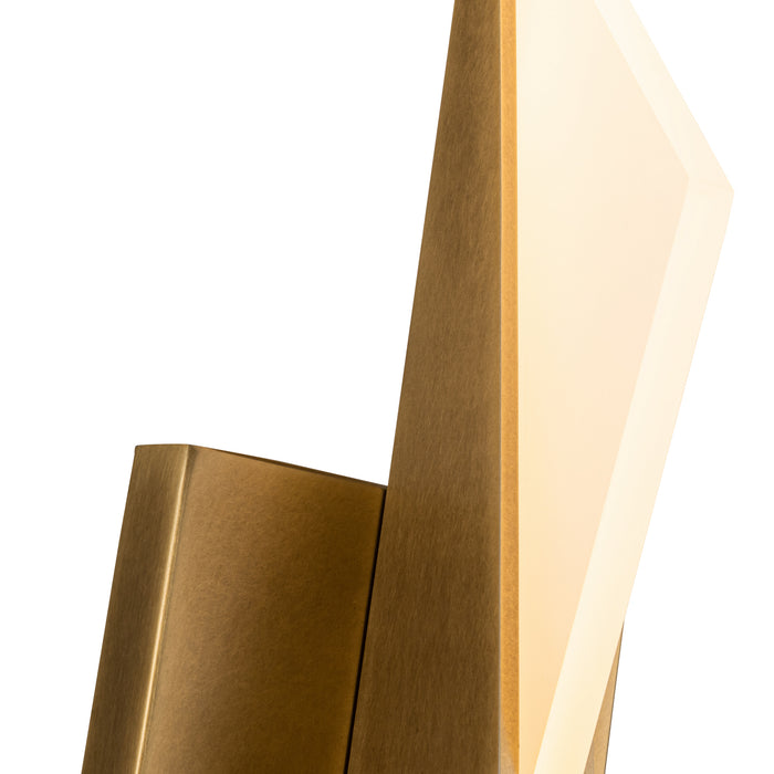 Tachi LED Wall Sconce Vintage Brass-Sconces-Kuzco Lighting-Lighting Design Store
