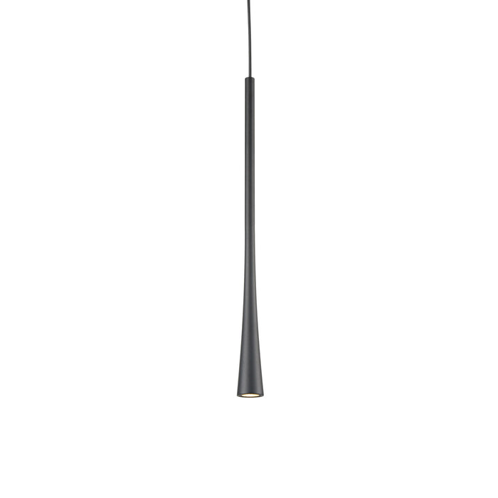 Taper LED Pendant Black-Mini Pendants-Kuzco Lighting-Lighting Design Store