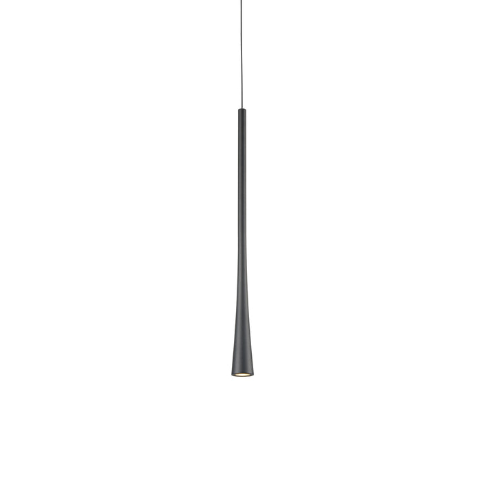 Taper LED Pendant Black-Mini Pendants-Kuzco Lighting-Lighting Design Store