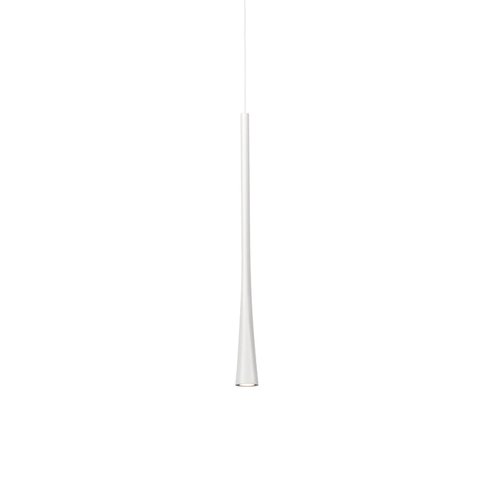 Taper LED Pendant White-Mini Pendants-Kuzco Lighting-Lighting Design Store