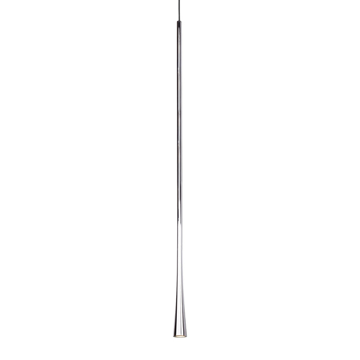 Taper LED Pendant Chrome-Mini Pendants-Kuzco Lighting-Lighting Design Store