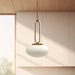 Tavira LED Pendant Brushed Gold-Mini Pendants-Kuzco Lighting-Lighting Design Store