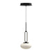 Tavira LED Pendant Black-Mini Pendants-Kuzco Lighting-Lighting Design Store