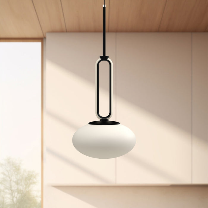 Tavira LED Pendant Black-Mini Pendants-Kuzco Lighting-Lighting Design Store