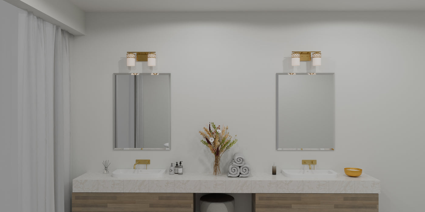 Tenley Two Light Bath-Bathroom Fixtures-Quoizel-Lighting Design Store