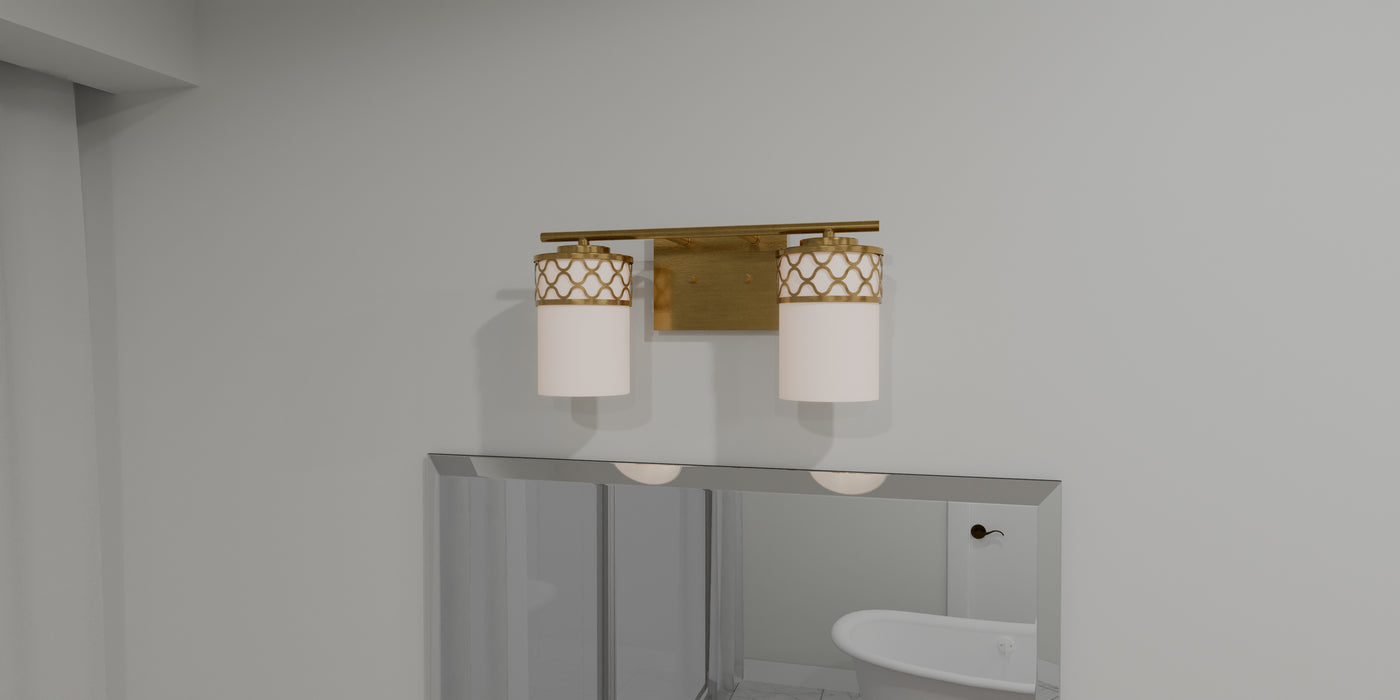 Tenley Two Light Bath-Bathroom Fixtures-Quoizel-Lighting Design Store