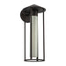 Tenko One Light Exterior Wall Mount Bronze/Glossy Opal Glass-Exterior-Alora-Lighting Design Store