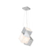 Tetra LED Pendant Chrome-Pendants-Kuzco Lighting-Lighting Design Store