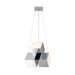 Tetra LED Pendant Chrome-Pendants-Kuzco Lighting-Lighting Design Store