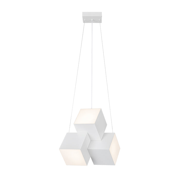 Tetra LED Pendant White-Pendants-Kuzco Lighting-Lighting Design Store