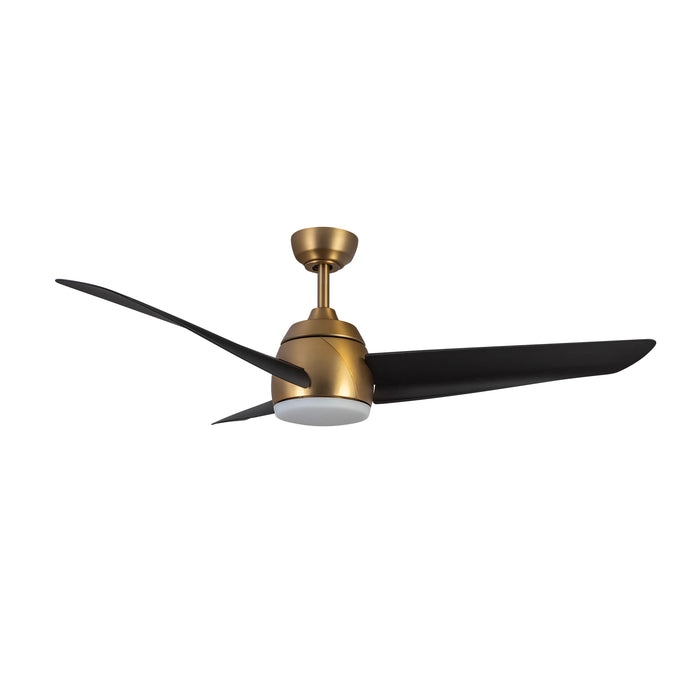Thalia 54"Ceiling Fan Brushed Gold/Matte Black-Fans-Kuzco Lighting-Lighting Design Store