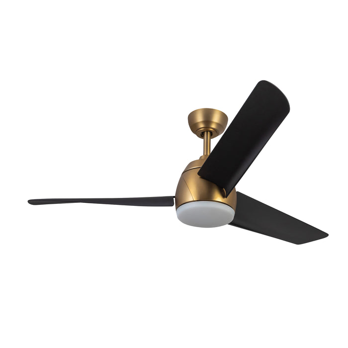 Thalia 54"Ceiling Fan Brushed Gold/Matte Black-Fans-Kuzco Lighting-Lighting Design Store