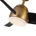 Thalia 54"Ceiling Fan Brushed Gold/Matte Black-Fans-Kuzco Lighting-Lighting Design Store