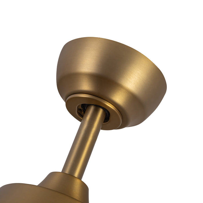 Thalia 54"Ceiling Fan Brushed Gold/Matte Black-Fans-Kuzco Lighting-Lighting Design Store