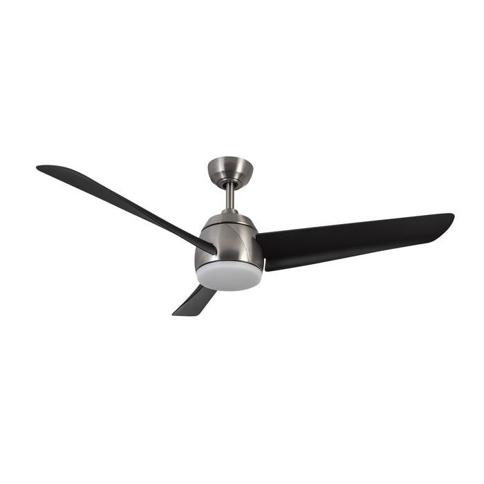 Thalia 54"Ceiling Fan Brushed Nickel/Matte Black-Fans-Kuzco Lighting-Lighting Design Store