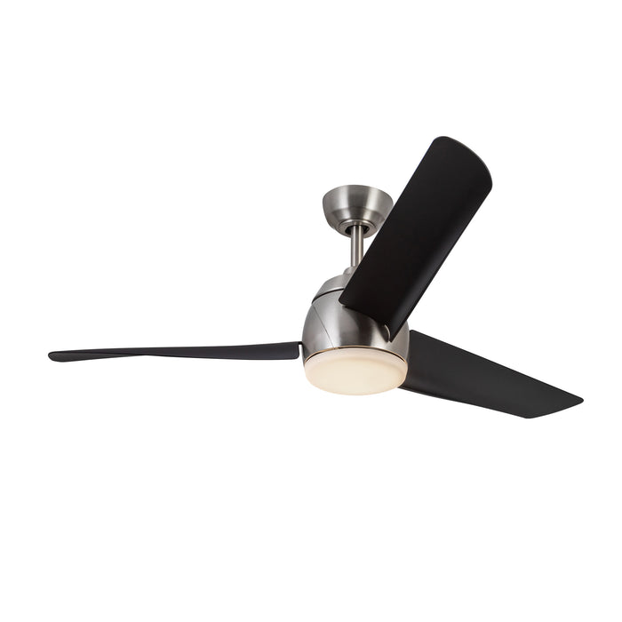 Thalia 54"Ceiling Fan Brushed Nickel/Matte Black-Fans-Kuzco Lighting-Lighting Design Store