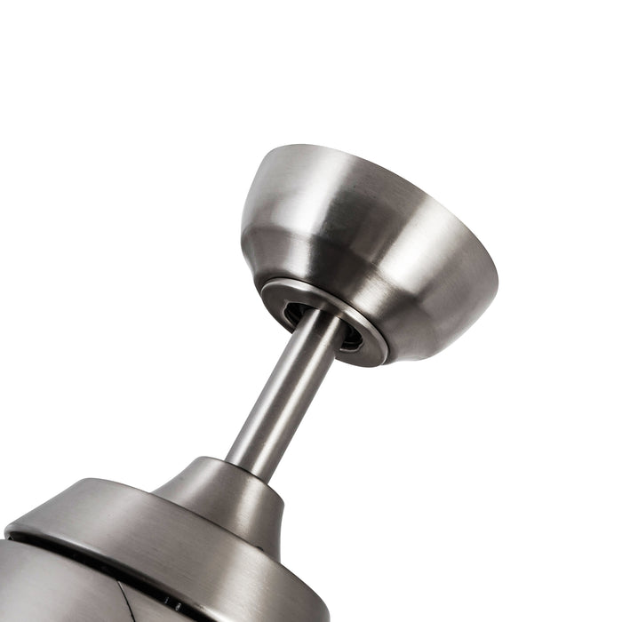 Thalia 54"Ceiling Fan Brushed Nickel/Matte Black-Fans-Kuzco Lighting-Lighting Design Store