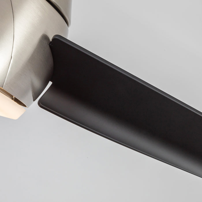 Thalia 54"Ceiling Fan Brushed Nickel/Matte Black-Fans-Kuzco Lighting-Lighting Design Store